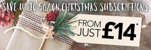 Christmas offers on magazine subscriptions