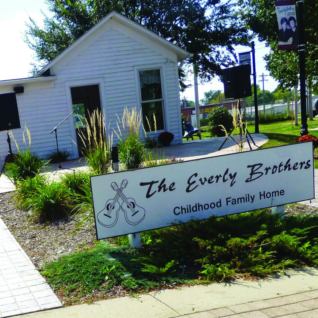 Everly home photo taken by Phyllis Miles classmate of Phil and friend of Everly Brothers Sept 2014 during Shenfest