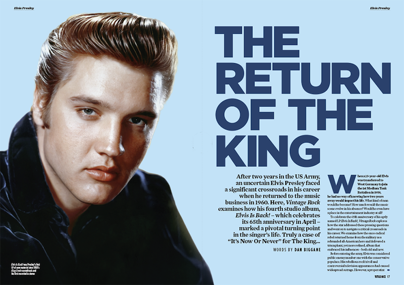 Issue 74 of Vintage Rock is on sale now