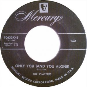 US single The Platters - Only You (Mercury)
