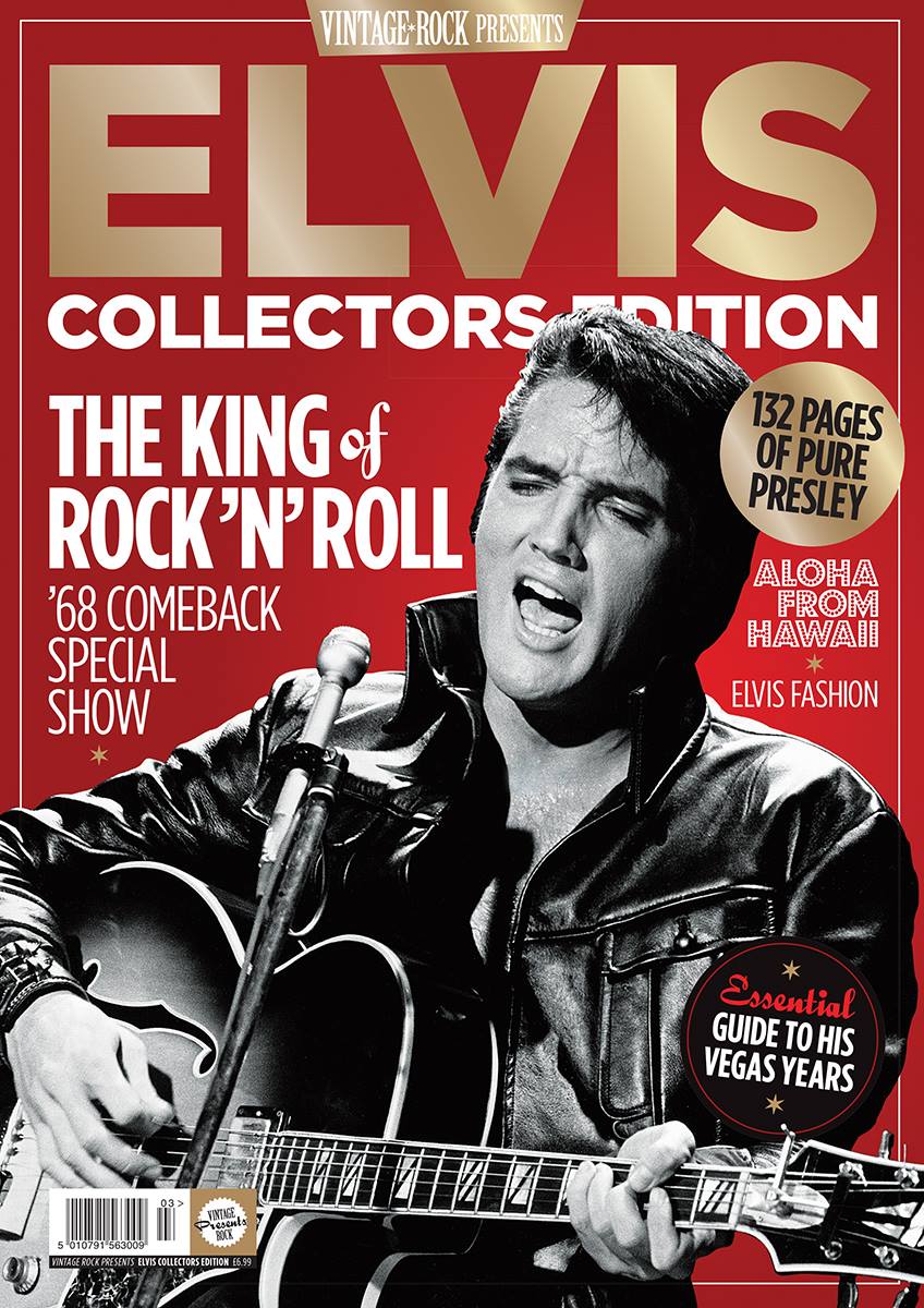 The latest Elvis special collectors edition of Vintage Rock magazine is on sale now!