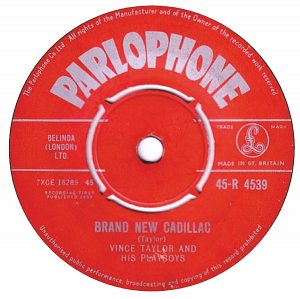 brand new cadillac label