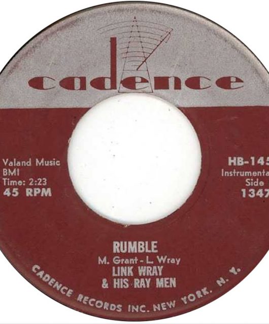 Link Wray’s Rumble US single