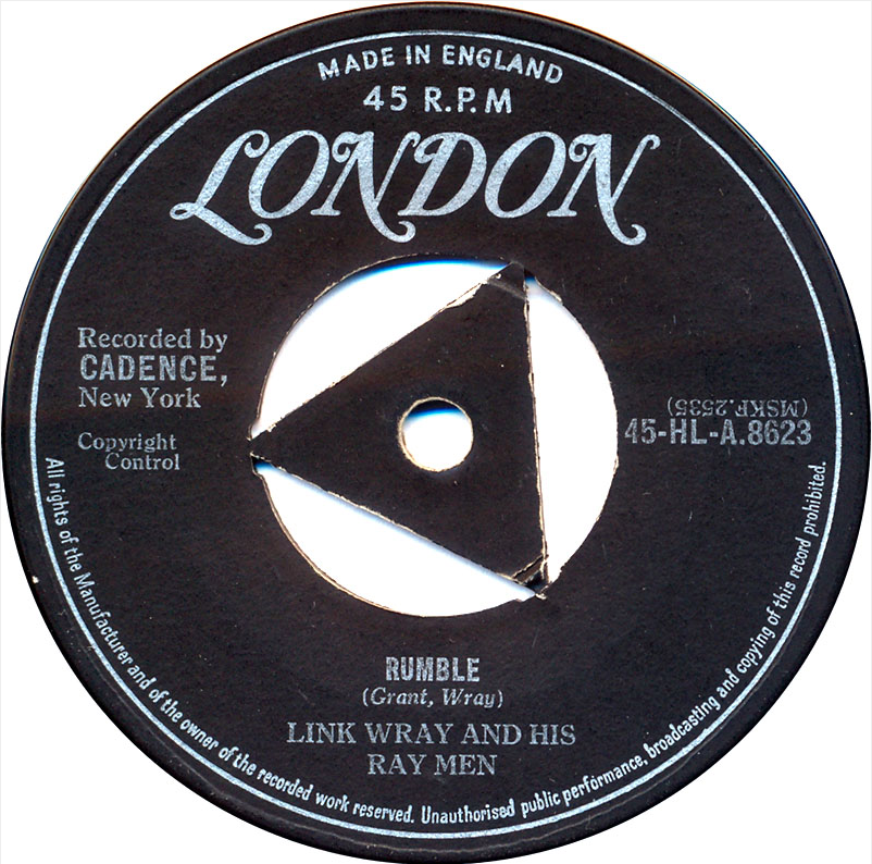 Link Wray’s Rumble UK Single